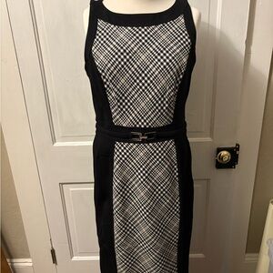 White House Black Market Houndstooth Dress